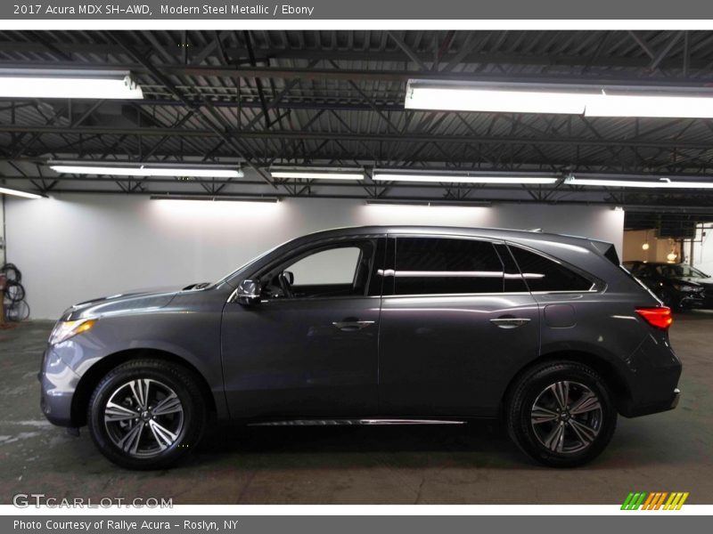 Modern Steel Metallic / Ebony 2017 Acura MDX SH-AWD