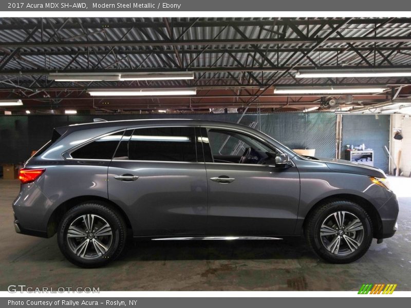Modern Steel Metallic / Ebony 2017 Acura MDX SH-AWD
