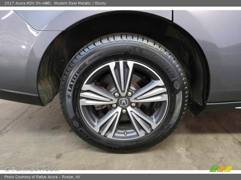 Modern Steel Metallic / Ebony 2017 Acura MDX SH-AWD