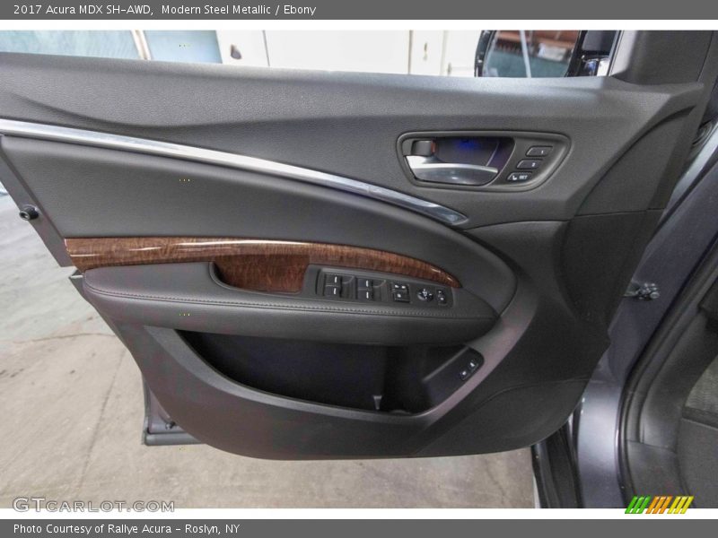 Modern Steel Metallic / Ebony 2017 Acura MDX SH-AWD