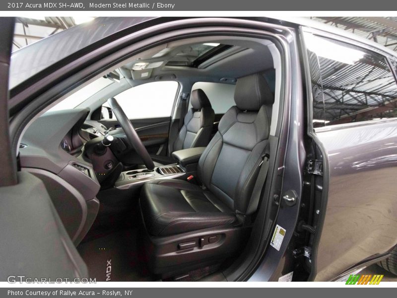 Modern Steel Metallic / Ebony 2017 Acura MDX SH-AWD