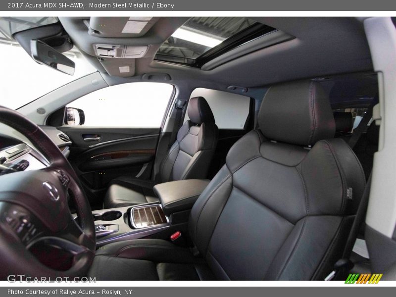 Modern Steel Metallic / Ebony 2017 Acura MDX SH-AWD