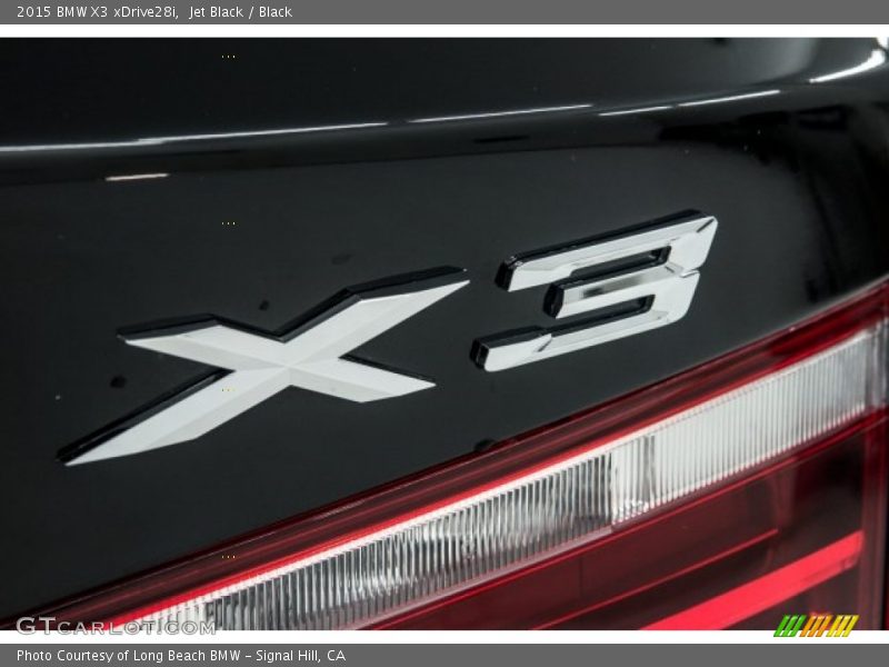 Jet Black / Black 2015 BMW X3 xDrive28i