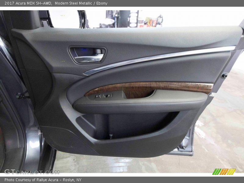 Modern Steel Metallic / Ebony 2017 Acura MDX SH-AWD