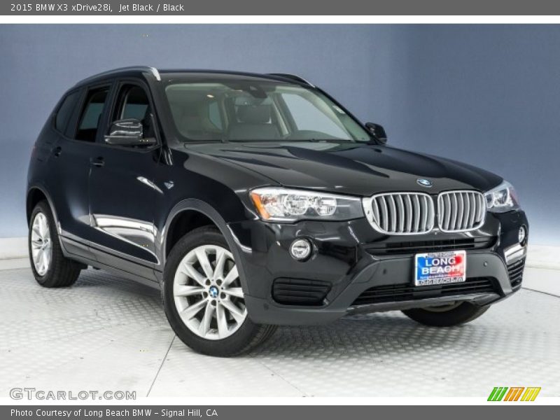 Jet Black / Black 2015 BMW X3 xDrive28i
