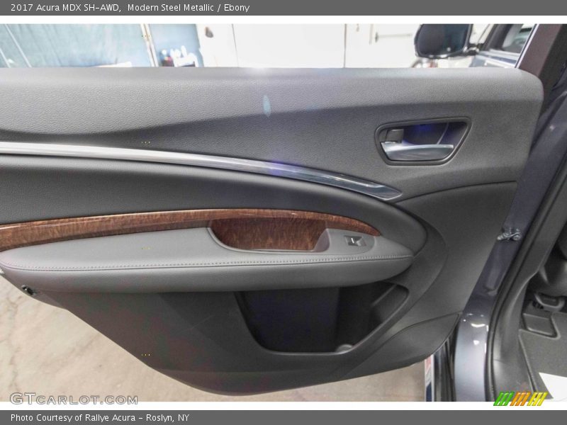 Modern Steel Metallic / Ebony 2017 Acura MDX SH-AWD