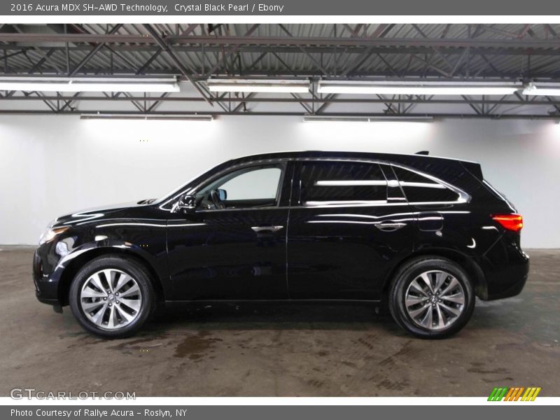 Crystal Black Pearl / Ebony 2016 Acura MDX SH-AWD Technology