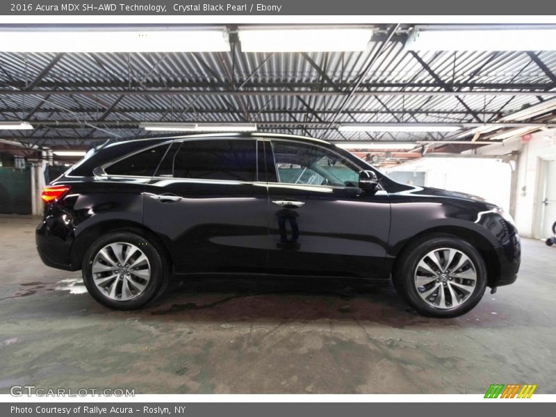 Crystal Black Pearl / Ebony 2016 Acura MDX SH-AWD Technology