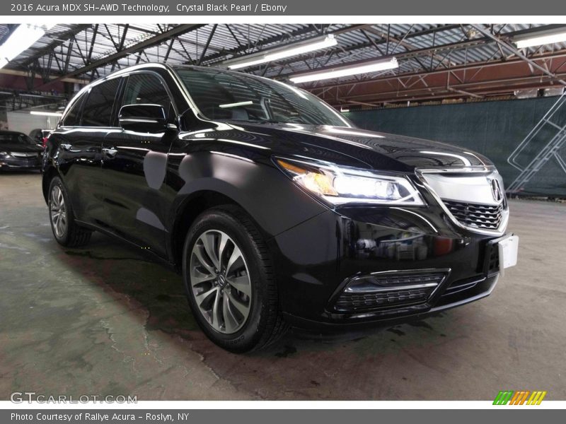 Crystal Black Pearl / Ebony 2016 Acura MDX SH-AWD Technology