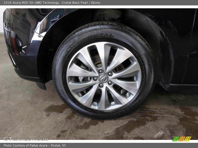 Crystal Black Pearl / Ebony 2016 Acura MDX SH-AWD Technology