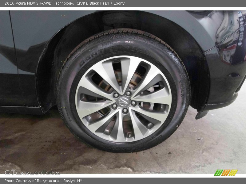 Crystal Black Pearl / Ebony 2016 Acura MDX SH-AWD Technology