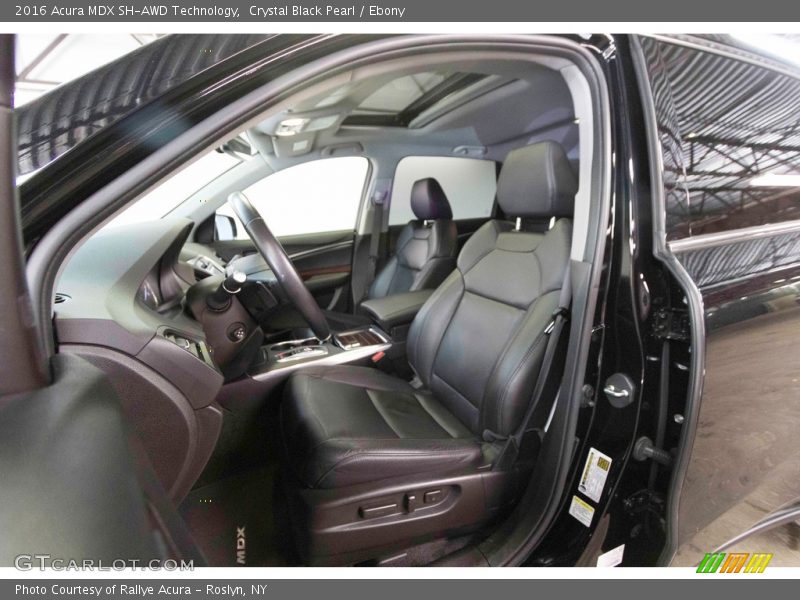 Crystal Black Pearl / Ebony 2016 Acura MDX SH-AWD Technology