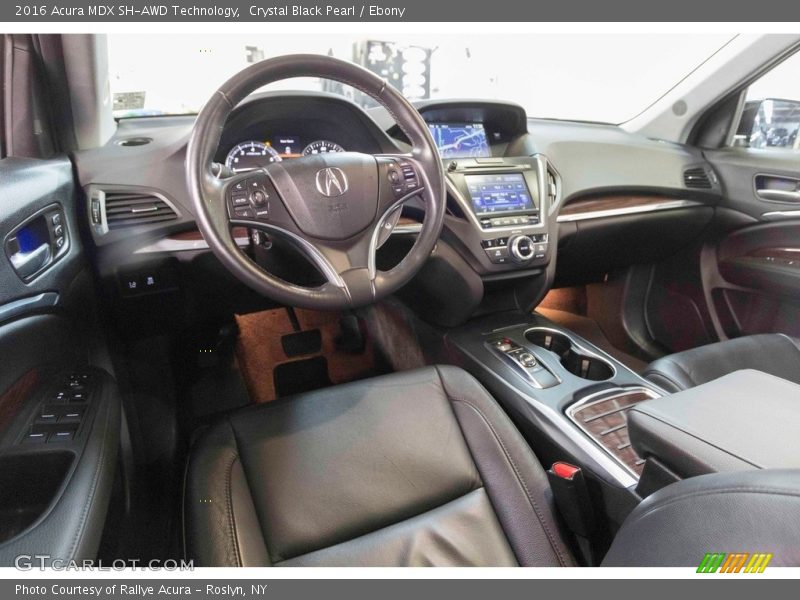 Crystal Black Pearl / Ebony 2016 Acura MDX SH-AWD Technology