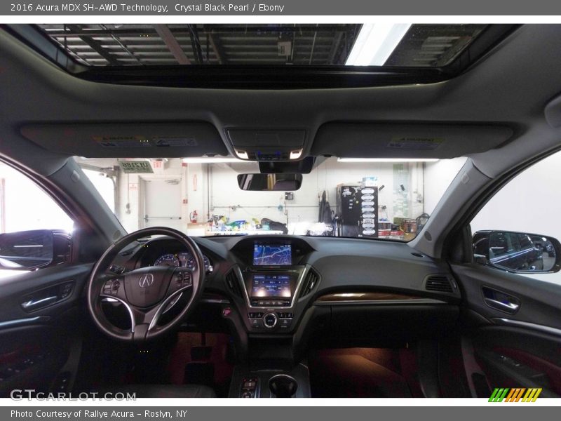 Crystal Black Pearl / Ebony 2016 Acura MDX SH-AWD Technology