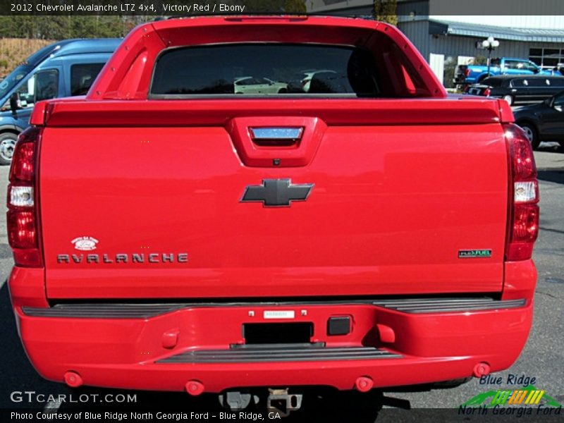 Victory Red / Ebony 2012 Chevrolet Avalanche LTZ 4x4
