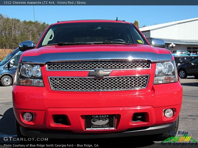 Victory Red / Ebony 2012 Chevrolet Avalanche LTZ 4x4
