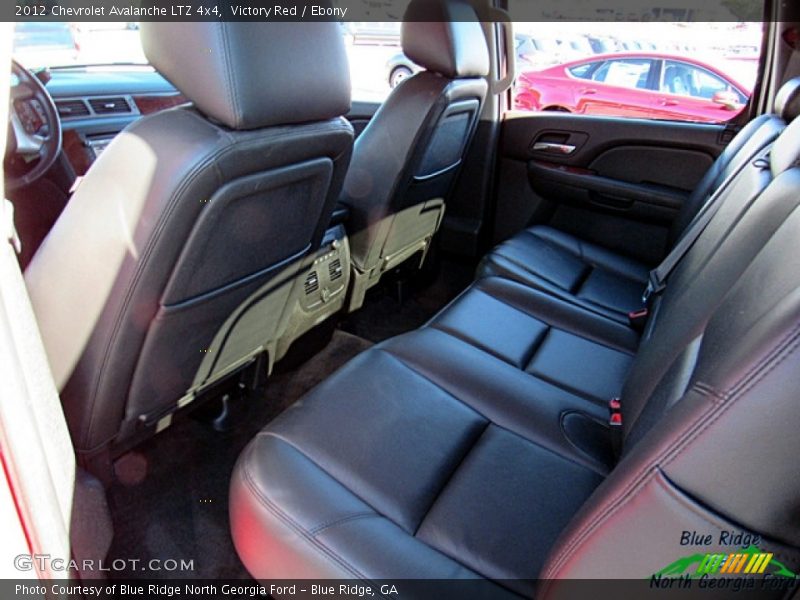 Victory Red / Ebony 2012 Chevrolet Avalanche LTZ 4x4