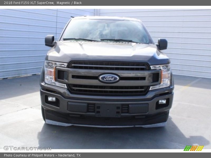 Magnetic / Black 2018 Ford F150 XLT SuperCrew