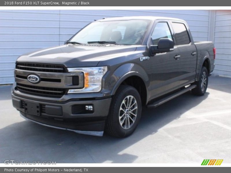 Magnetic / Black 2018 Ford F150 XLT SuperCrew