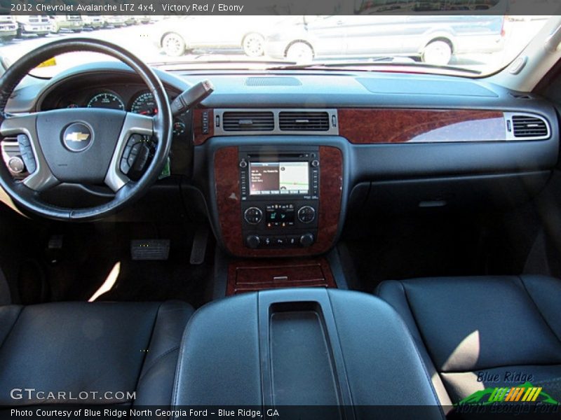 Victory Red / Ebony 2012 Chevrolet Avalanche LTZ 4x4