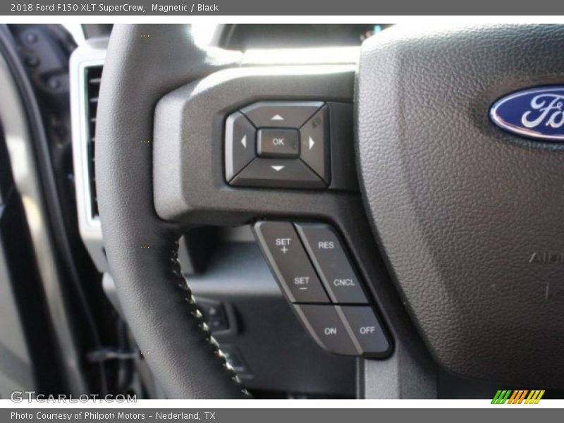 Magnetic / Black 2018 Ford F150 XLT SuperCrew