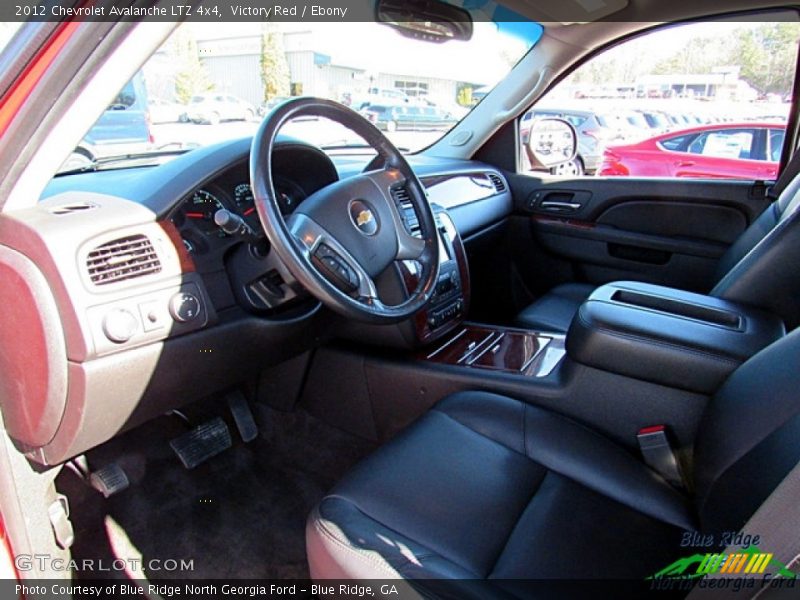 Victory Red / Ebony 2012 Chevrolet Avalanche LTZ 4x4