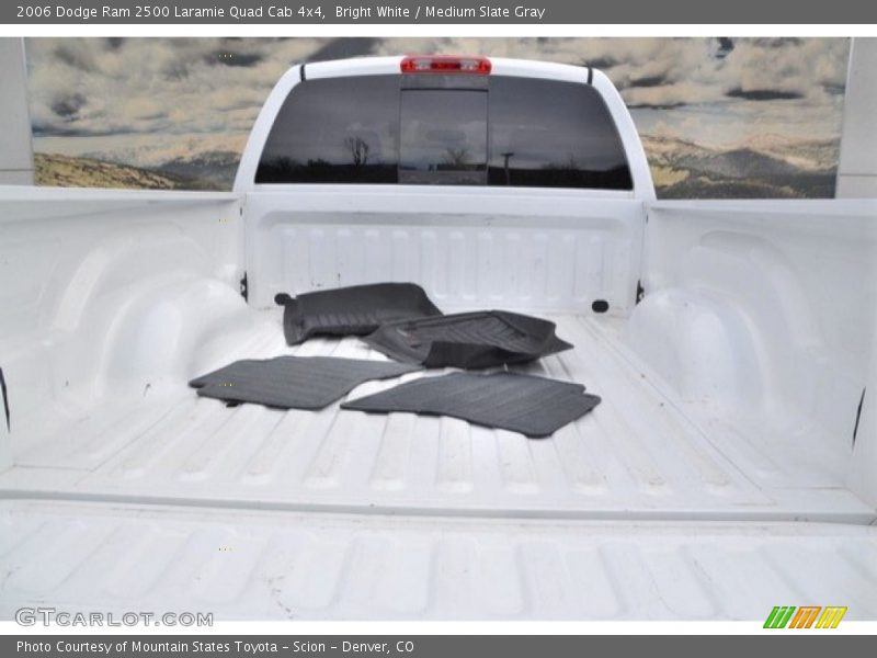 Bright White / Medium Slate Gray 2006 Dodge Ram 2500 Laramie Quad Cab 4x4