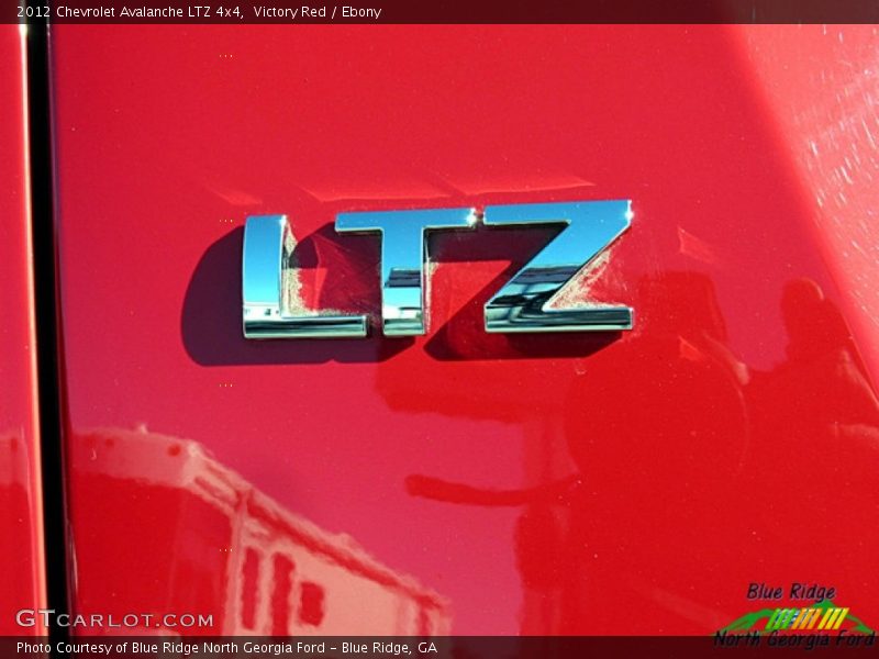Victory Red / Ebony 2012 Chevrolet Avalanche LTZ 4x4