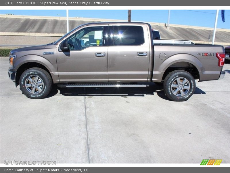 Stone Gray / Earth Gray 2018 Ford F150 XLT SuperCrew 4x4