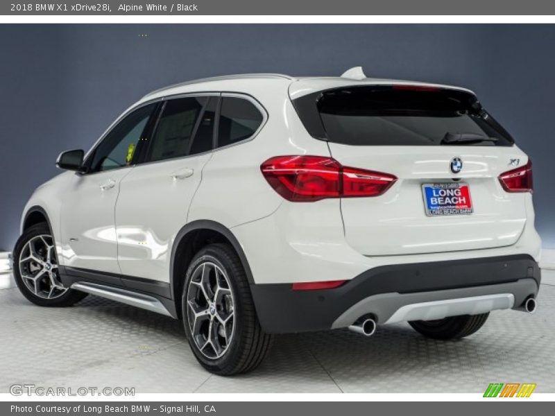 Alpine White / Black 2018 BMW X1 xDrive28i
