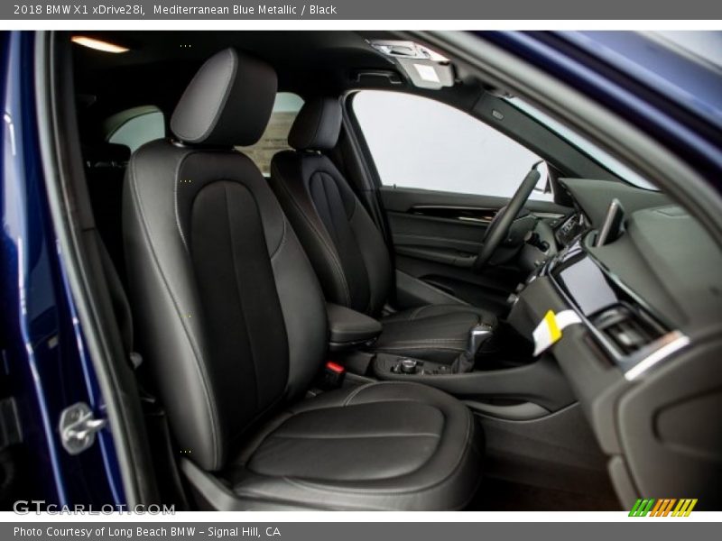 Mediterranean Blue Metallic / Black 2018 BMW X1 xDrive28i