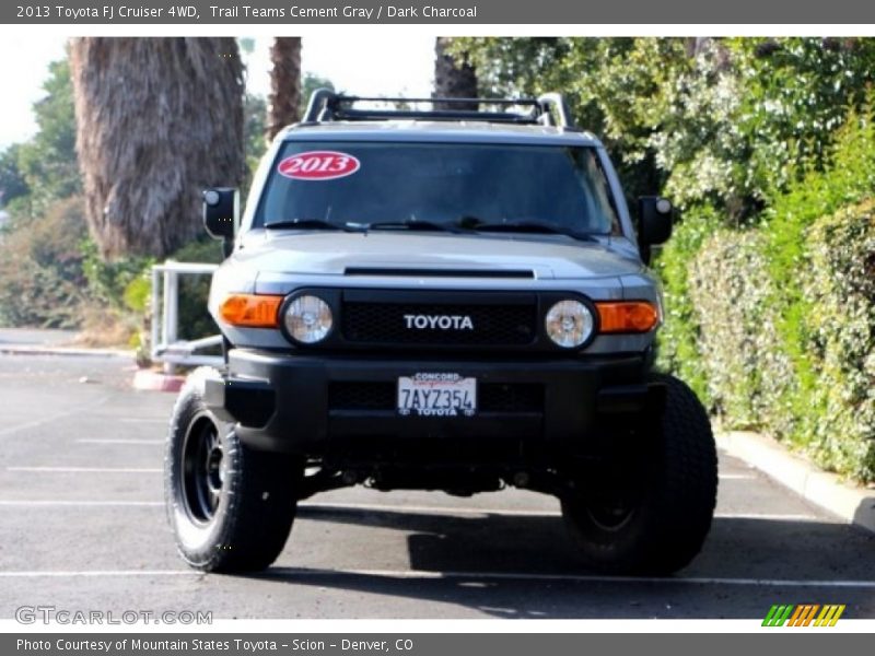 Trail Teams Cement Gray / Dark Charcoal 2013 Toyota FJ Cruiser 4WD