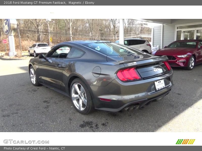 Magnetic / Ebony 2018 Ford Mustang GT Premium Fastback