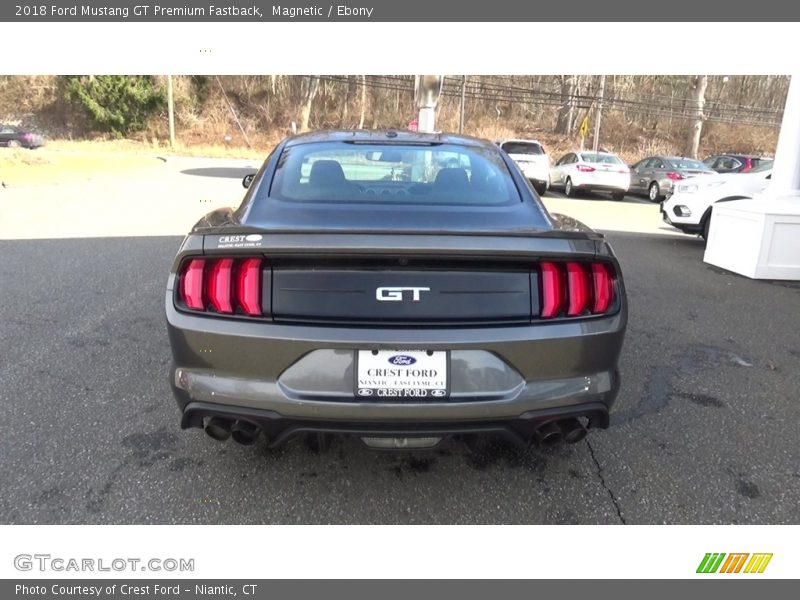 Magnetic / Ebony 2018 Ford Mustang GT Premium Fastback