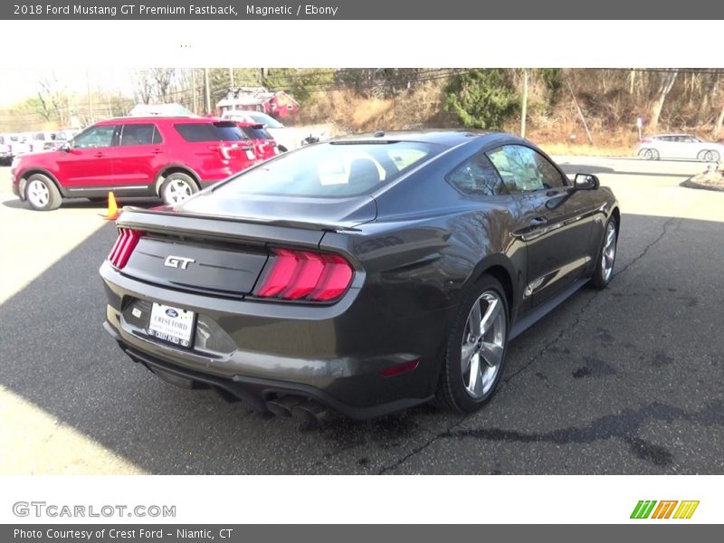 Magnetic / Ebony 2018 Ford Mustang GT Premium Fastback