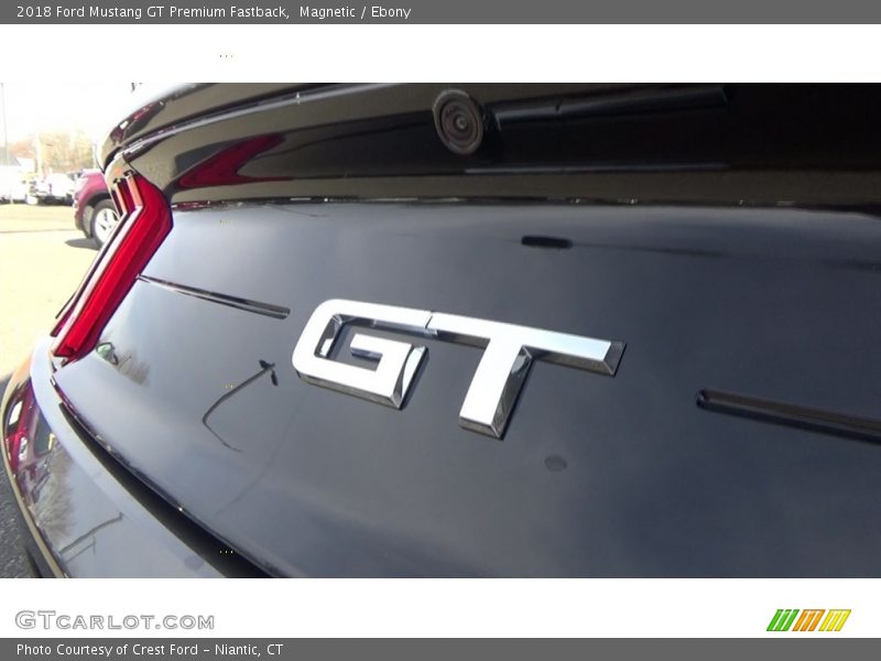 Magnetic / Ebony 2018 Ford Mustang GT Premium Fastback