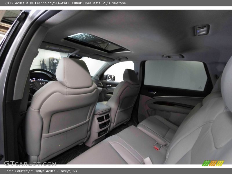 Lunar Silver Metallic / Graystone 2017 Acura MDX Technology SH-AWD