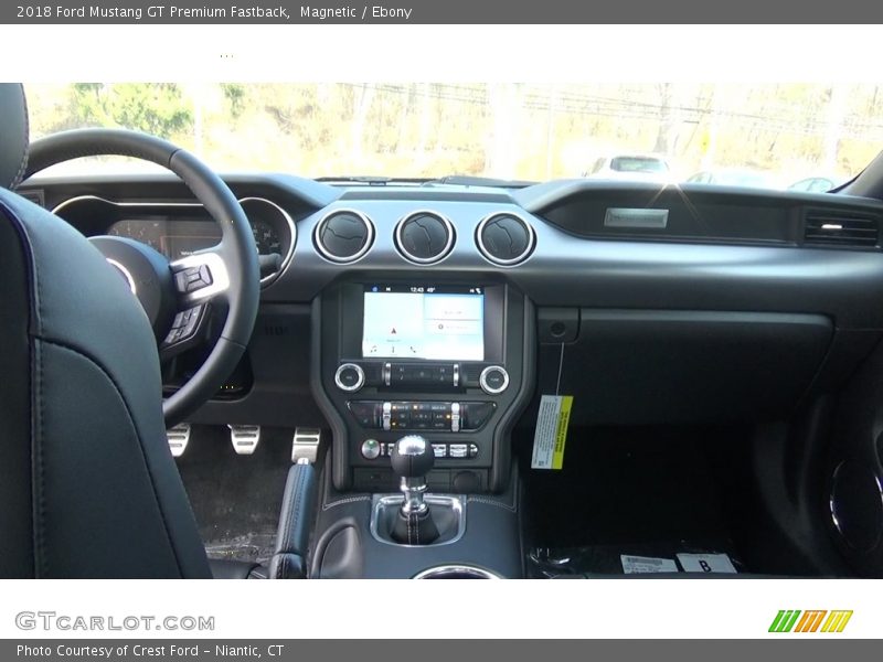 Magnetic / Ebony 2018 Ford Mustang GT Premium Fastback