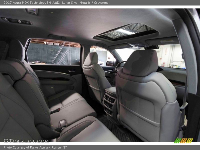 Lunar Silver Metallic / Graystone 2017 Acura MDX Technology SH-AWD