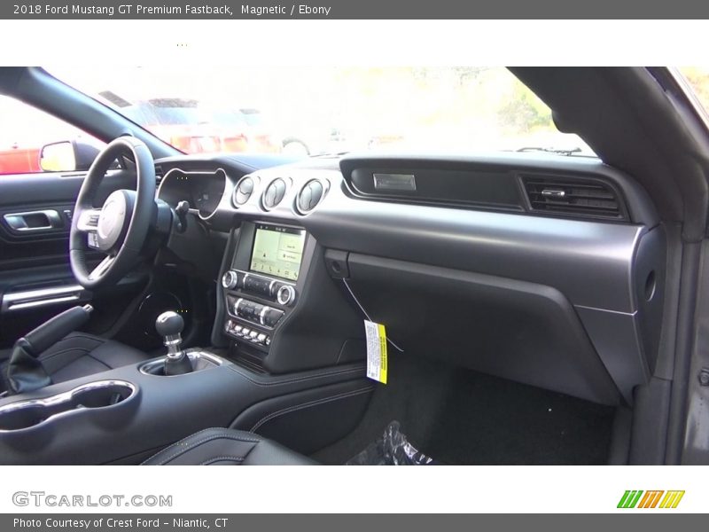 Magnetic / Ebony 2018 Ford Mustang GT Premium Fastback