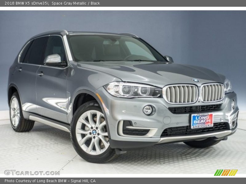 Space Gray Metallic / Black 2018 BMW X5 sDrive35i