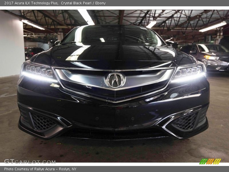 Crystal Black Pearl / Ebony 2017 Acura ILX Technology Plus