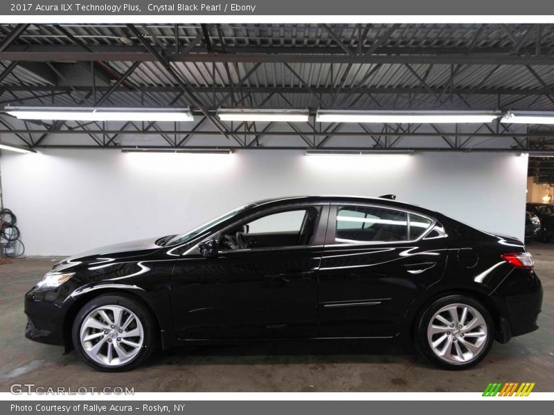 Crystal Black Pearl / Ebony 2017 Acura ILX Technology Plus