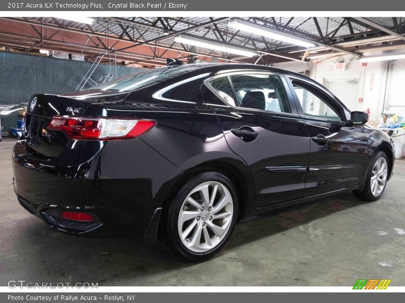 Crystal Black Pearl / Ebony 2017 Acura ILX Technology Plus