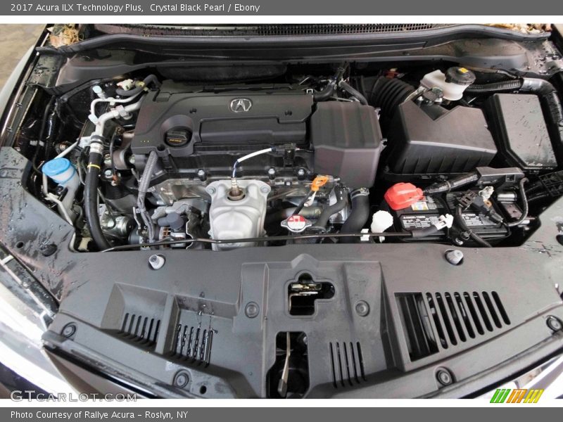 Crystal Black Pearl / Ebony 2017 Acura ILX Technology Plus