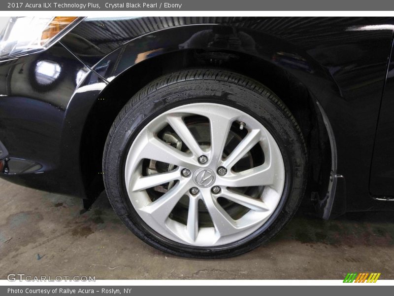 Crystal Black Pearl / Ebony 2017 Acura ILX Technology Plus