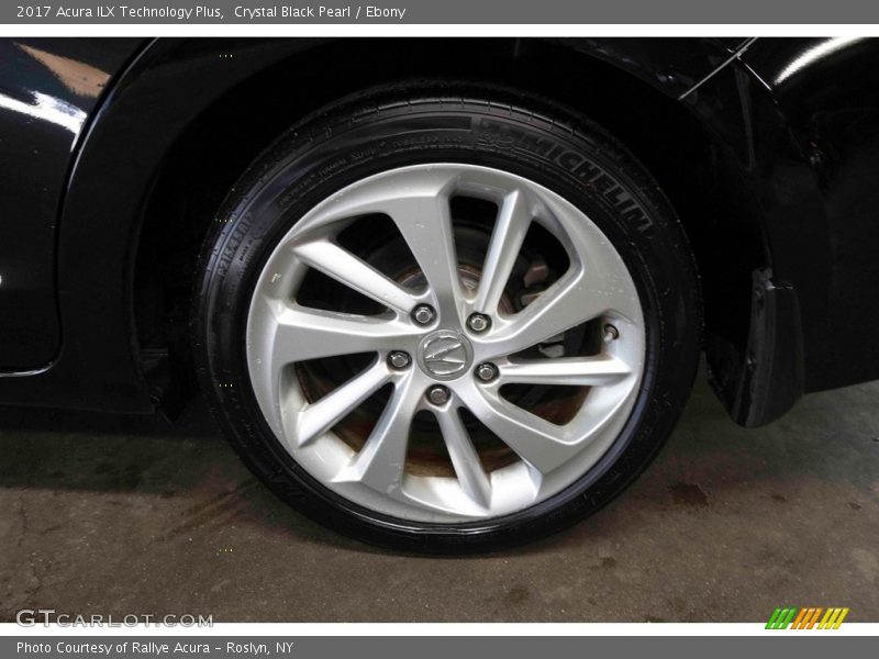 Crystal Black Pearl / Ebony 2017 Acura ILX Technology Plus