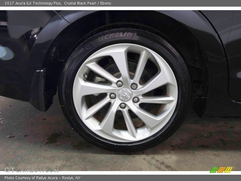 Crystal Black Pearl / Ebony 2017 Acura ILX Technology Plus