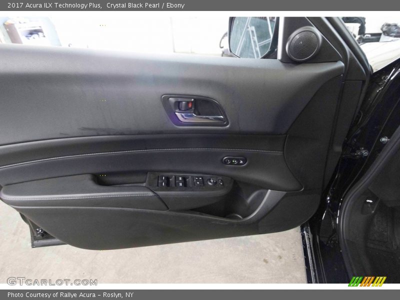 Crystal Black Pearl / Ebony 2017 Acura ILX Technology Plus