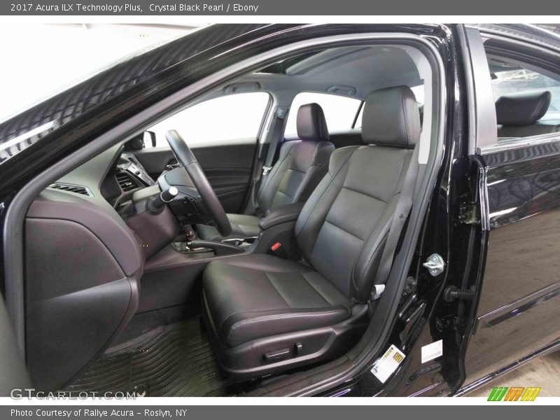 Crystal Black Pearl / Ebony 2017 Acura ILX Technology Plus
